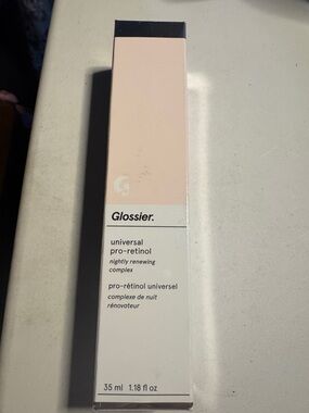 Glossier Universal Pro-Retinol Nightly Renewing Complex – Pink, White, Black